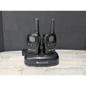 Midland X-Tra Talk Walkie Talkies LXT500PA Set with Charger - Tested